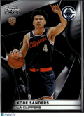 Kobe Sanders 2026 Topps Chrome Black Rookie RC LA Clippers