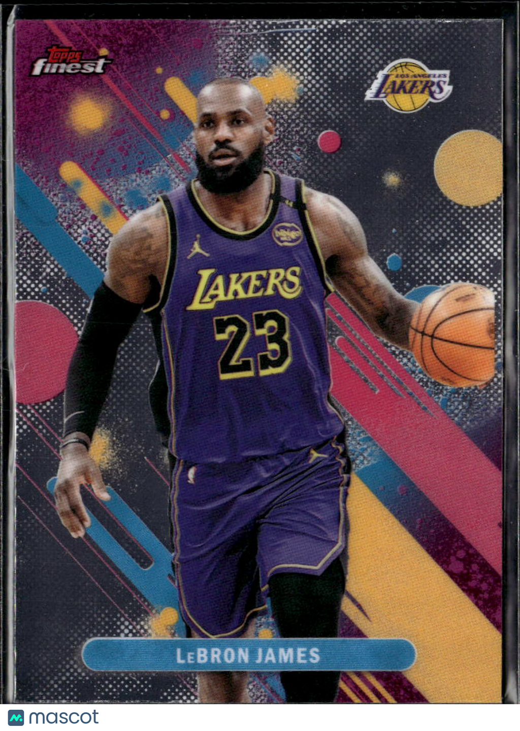 LeBron James 2026 Topps Finest Card #79 Los Angeles Lakers