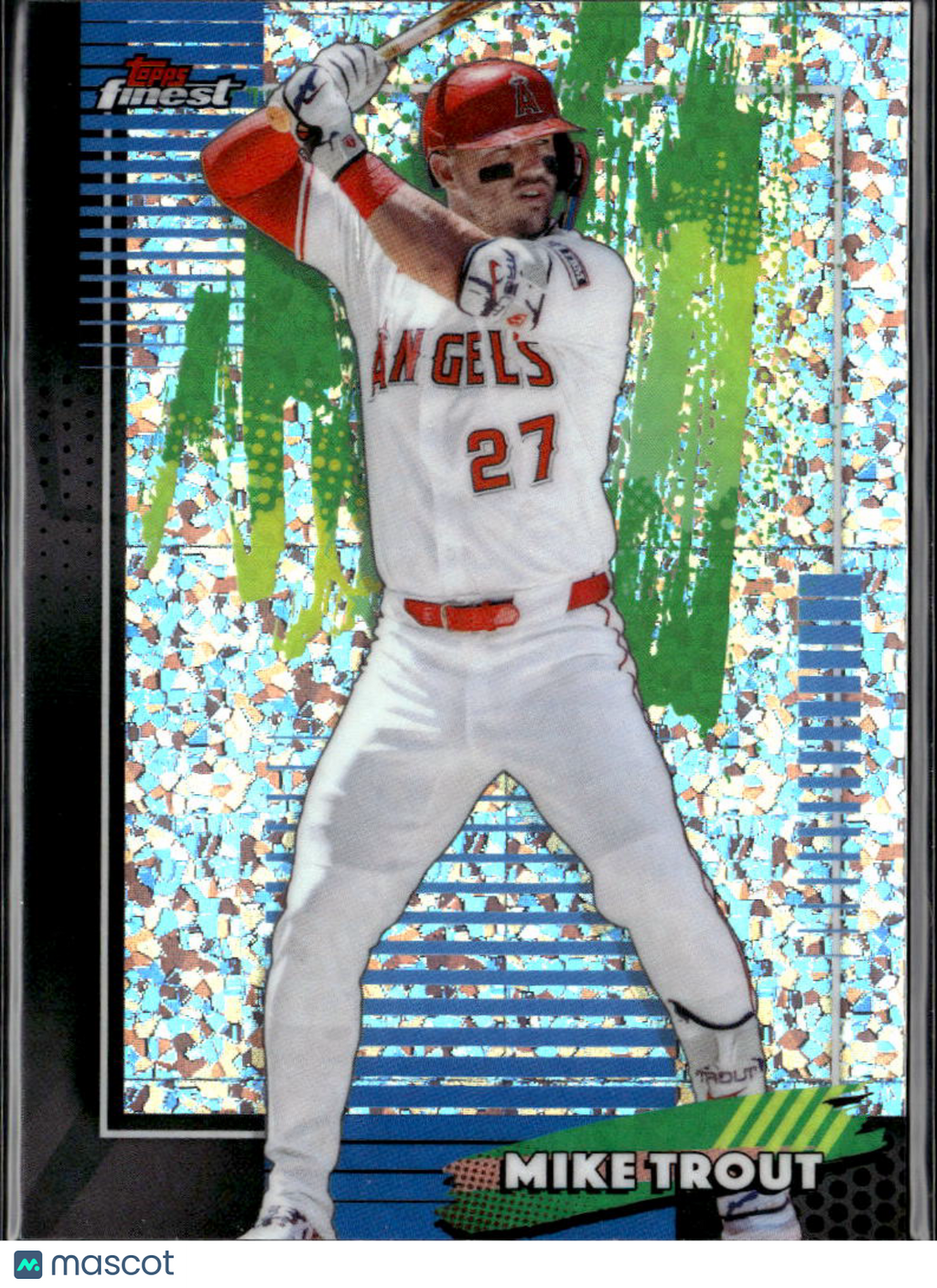 Mike Trout 2026 Topps Finest Mini Diamond Refractor Los Angeles Angels
