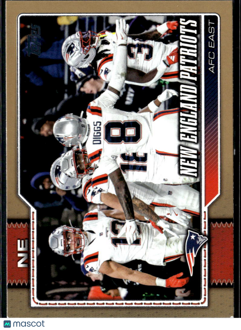 New England Patriots 2026 Topps Team Card GOLD 1385/2026