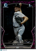 Seth Keener 2023 Bowman Chrome 1st Purple Lunar Refractor /199 Chicago White Sox