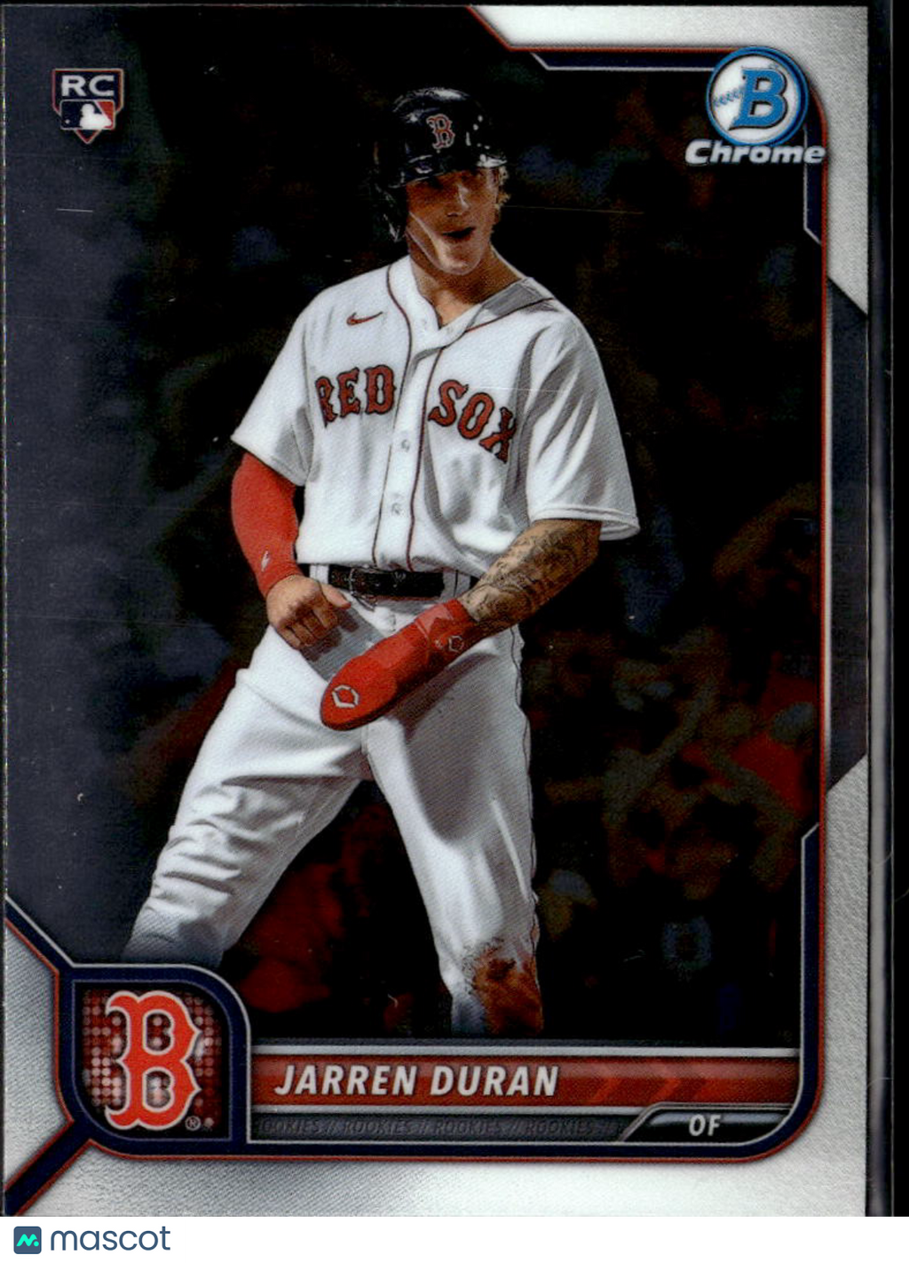 Jarren Duran 2022 Bowman Chrome Rookie RC Boston Red Sox