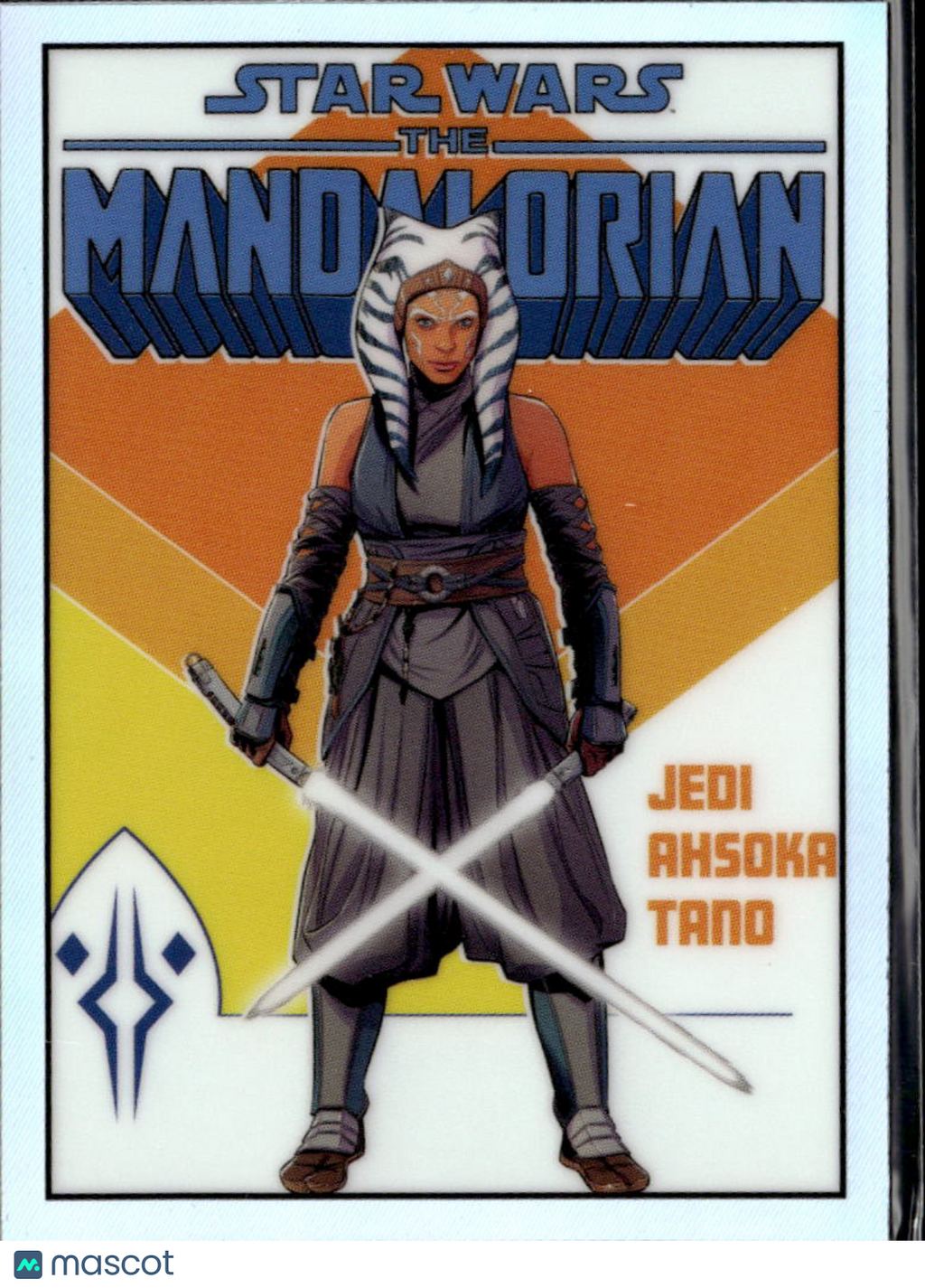 Ahsoka Tano 2022 Topps Star Wars Chrome The Mandalorian Comic Book Artwork