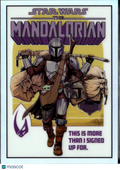 The Mandalorian 2022 Topps Star Wars Chrome Comic Book Artwork