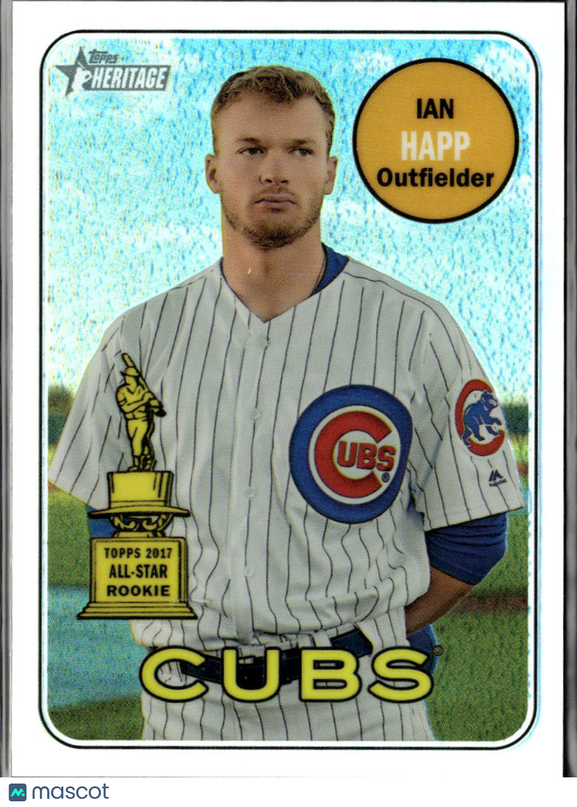 Ian Happ 2018 Topps Heritage Chrome Refractor /589 Chicago Cubs