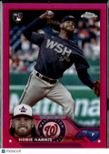 Hobie Harris 2023 Topps Chrome RC Pink Refractor /399 Washington Nationals
