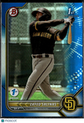 Zayed Salinas 2022 Bowman 1st Edition Blue /150 San Diego Padres