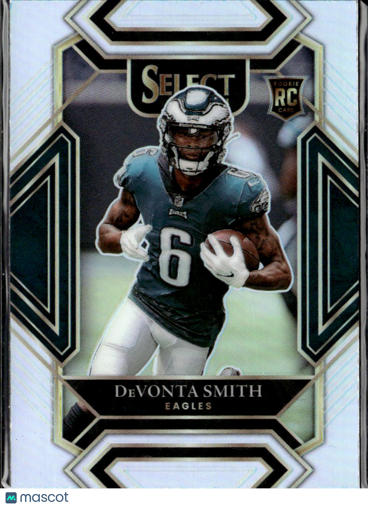 DeVonta Smith 2021 Select Club Level Silver Prizm Rookie RC Philadelphia Eagles