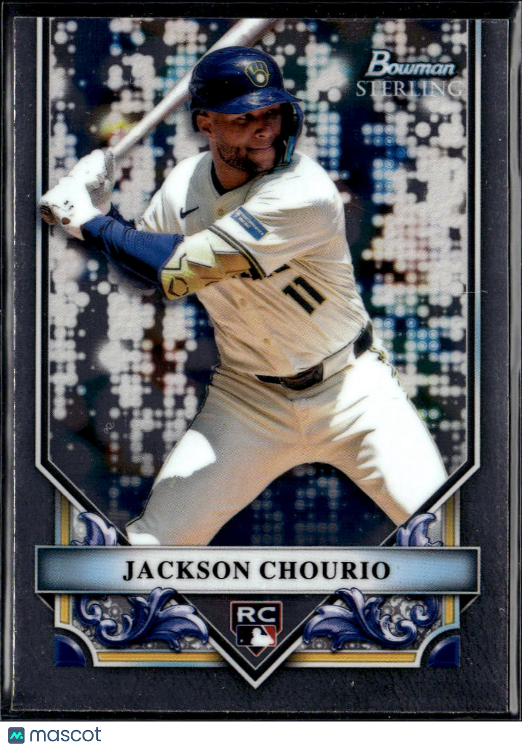 Jackson Chourio 2024 Bowman Sterling RC Rookie Milwaukee Brewers