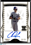 Chase DeLauter 2022 Leaf Trinity Auto Autograph RC Guardians 35/50