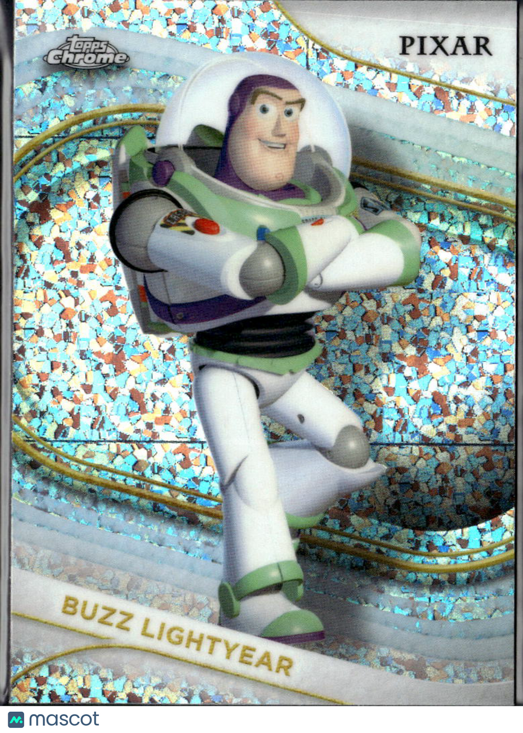 Buzz Lightyear 2025 Topps Chrome Disney Mini Diamond Refractor #90