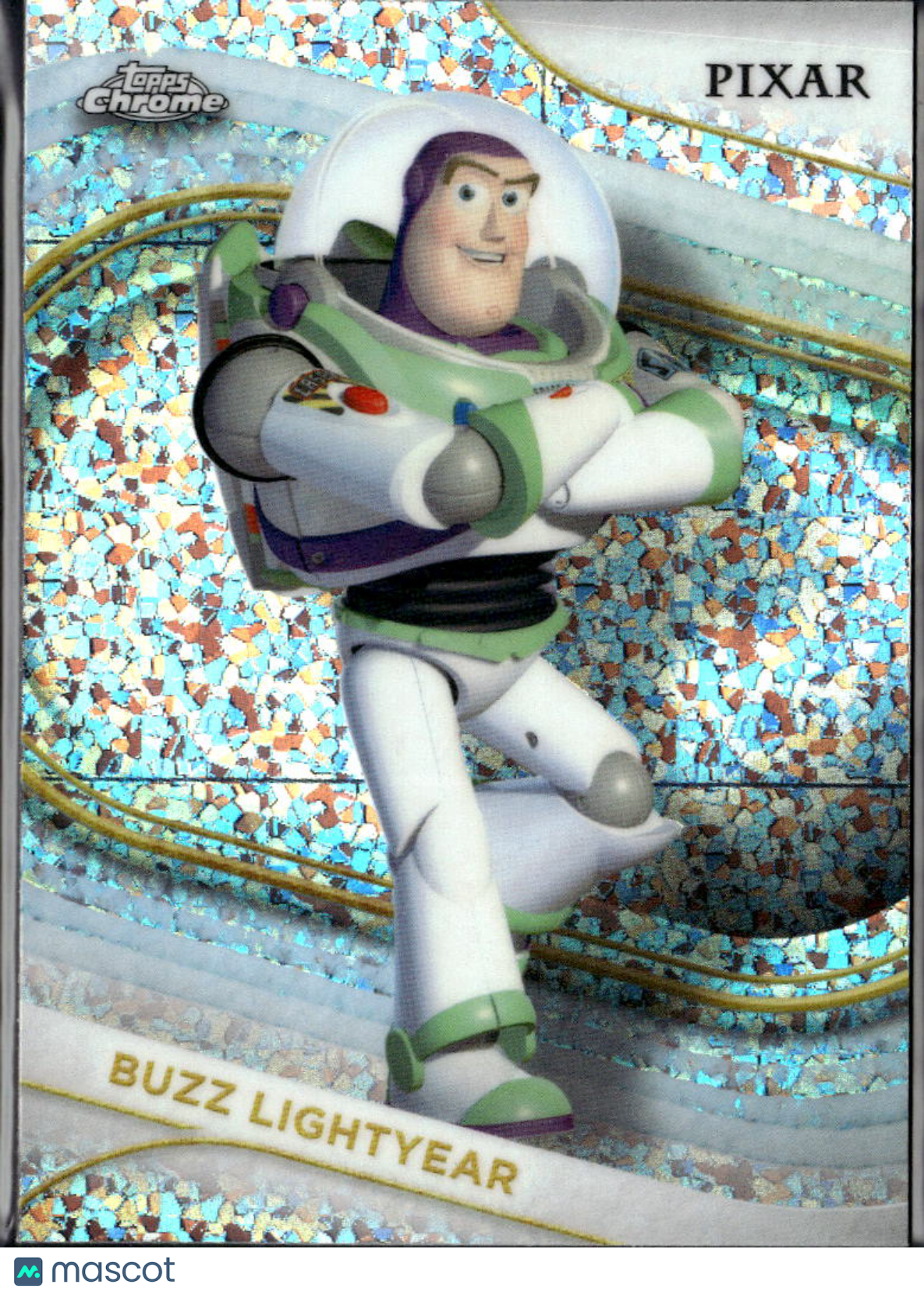 Buzz Lightyear 2025 Topps Chrome Disney Mini Diamond Refractor #90