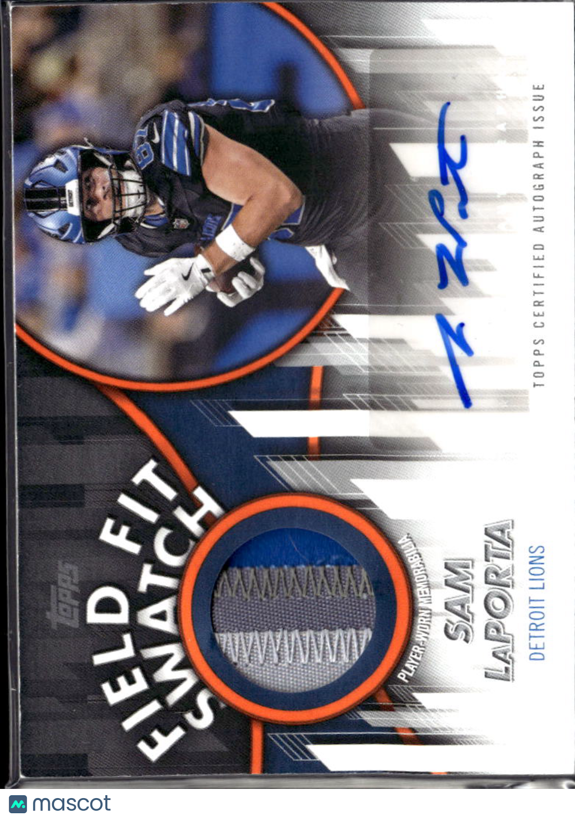 Sam LaPorta 2026 Topps Flagship Auto Autograph Patch 8/25 Detroit Lions