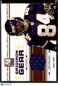 Randy Moss 2004 Donruss Elite Game worn Jersey Patch 160/250 Minnesota Vikings