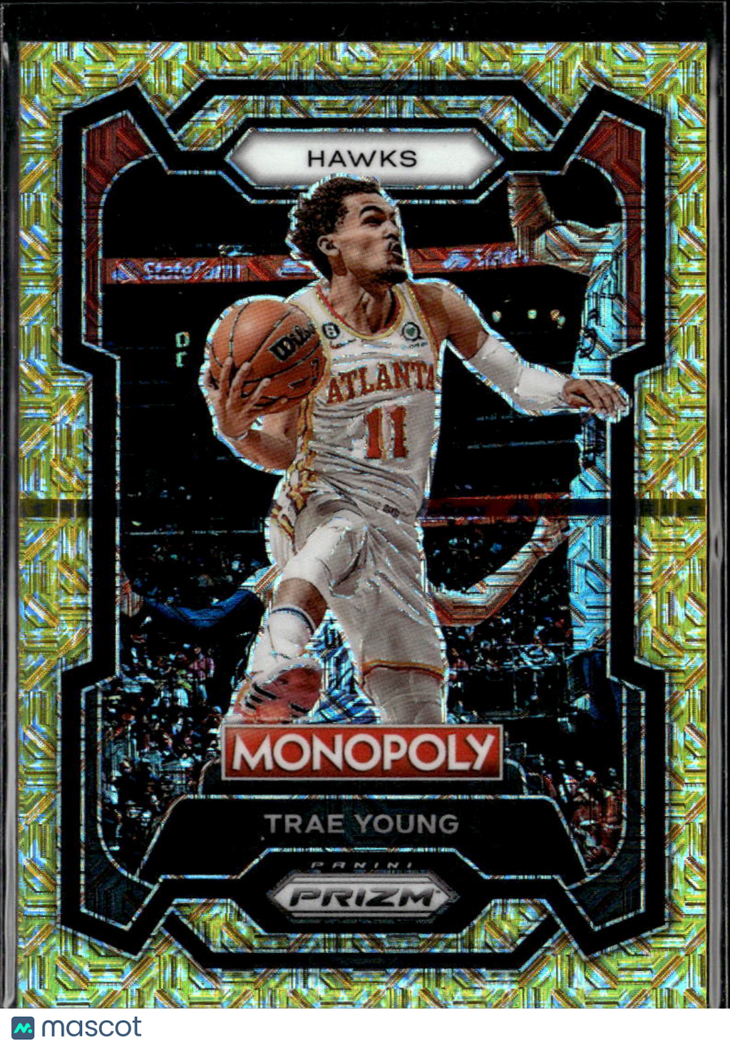 Trae Young 2024 Prizm Monopoly GOLD Millionaire 287/500 Atlanta Hawks