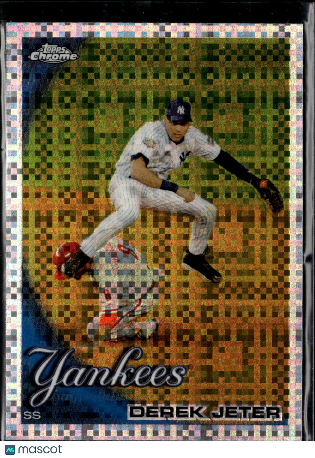Derek Jeter 2010 Topps Chrome X-Fractor #165 New York Yankees