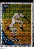 Derek Jeter 2010 Topps Chrome X-Fractor #165 New York Yankees