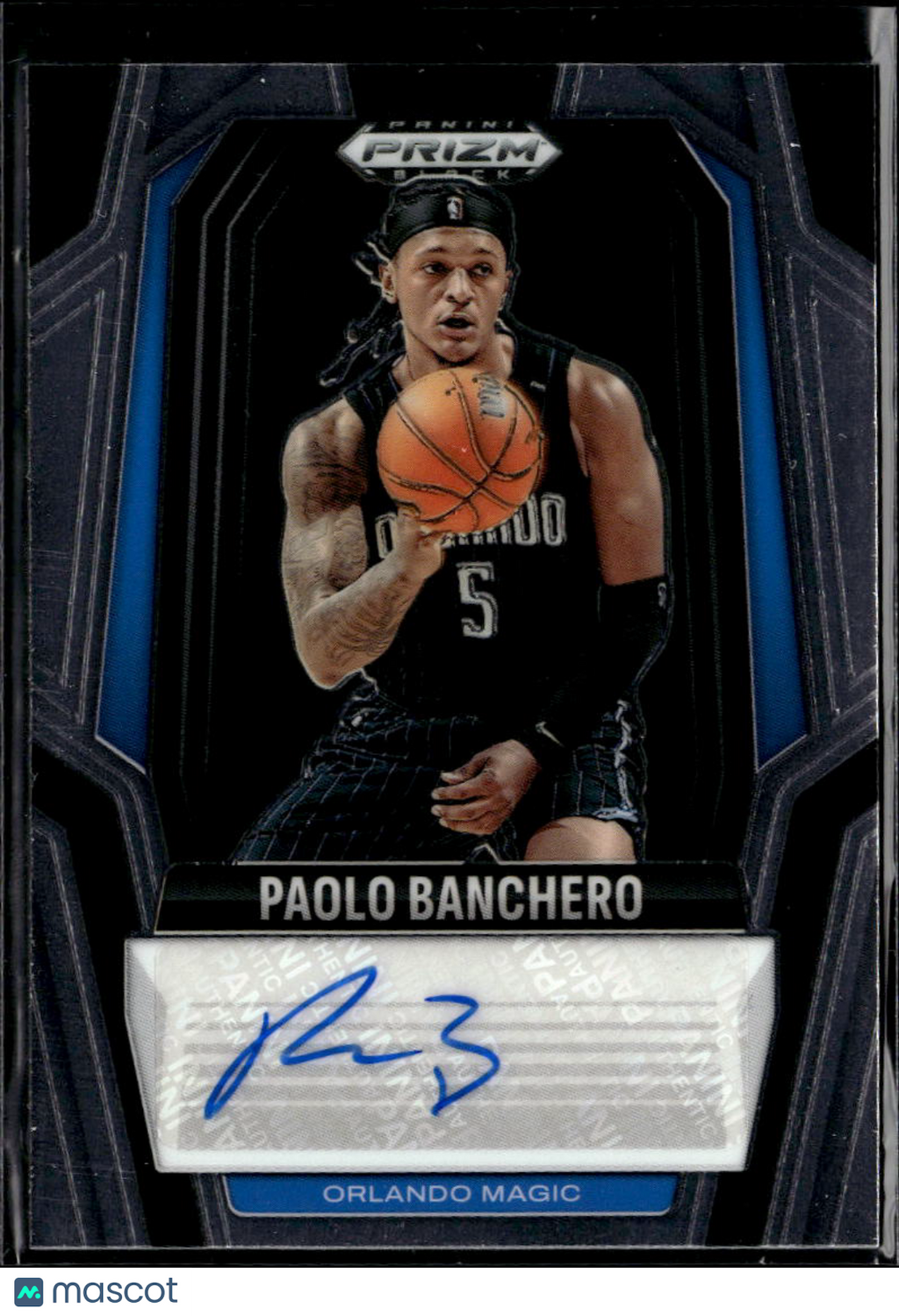 Paolo Banchero 2024-25 Prizm Black Auto Autograph Orlando Magic