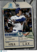 Shohei Ohtani 2026  Bowman Chrome Travel Tags Los Angeles Dodgers