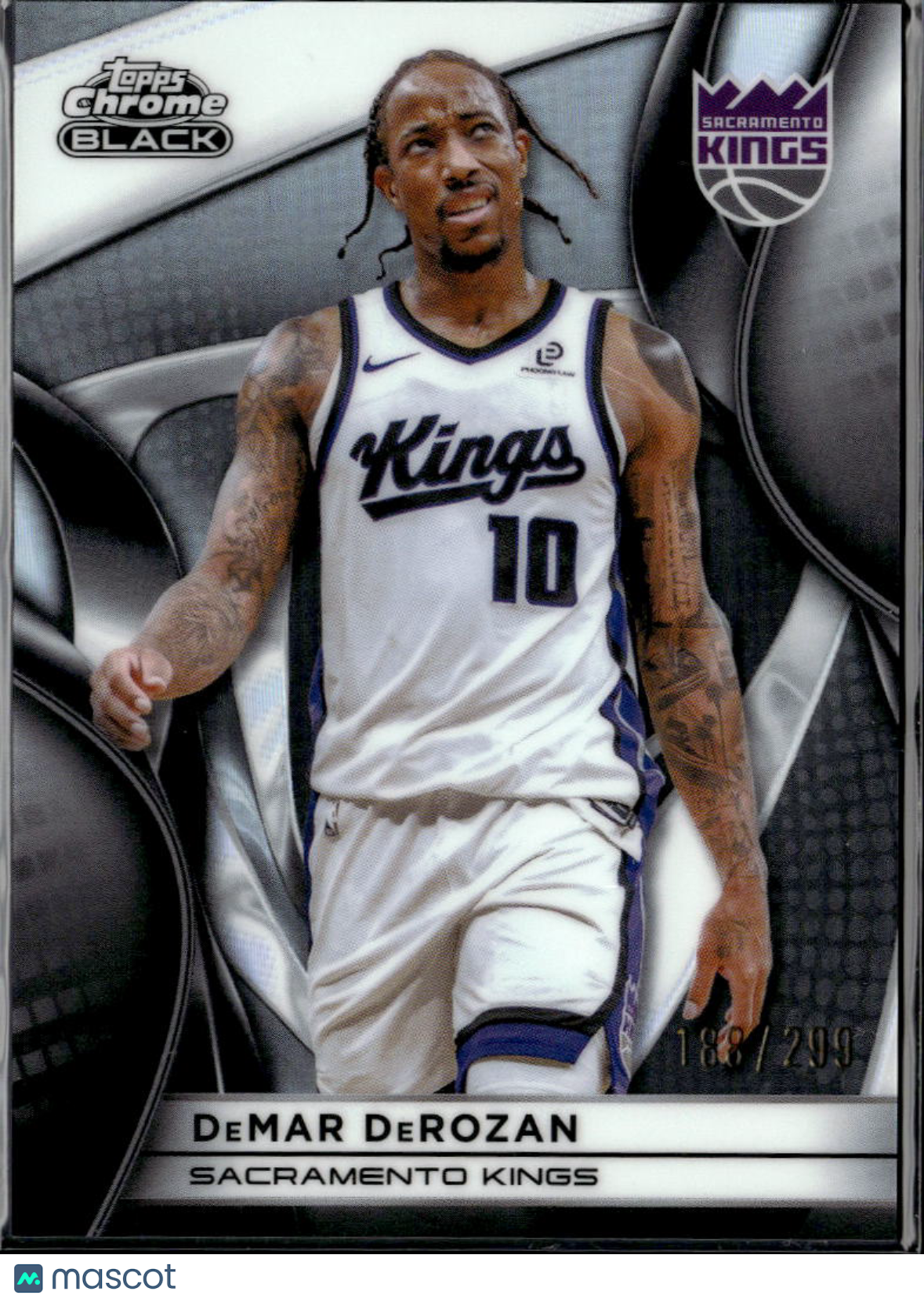 DeMar DeRozan 2026 Topps Chrome Black Refractor /299 Sacramento Kings