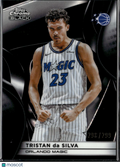Tristan da Silva 2026 Topps Chrome Black Wave Refractor 298/299 Orlando Magic