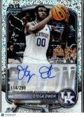Otega Oweh 2025 Bowman Chrome Auto Autograph /299 Kentucky Wildcats OKC Thunder