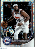 Guerschon Yabusele 2025 Bowman Chrome Mini Diamond Philadelphia 76ers