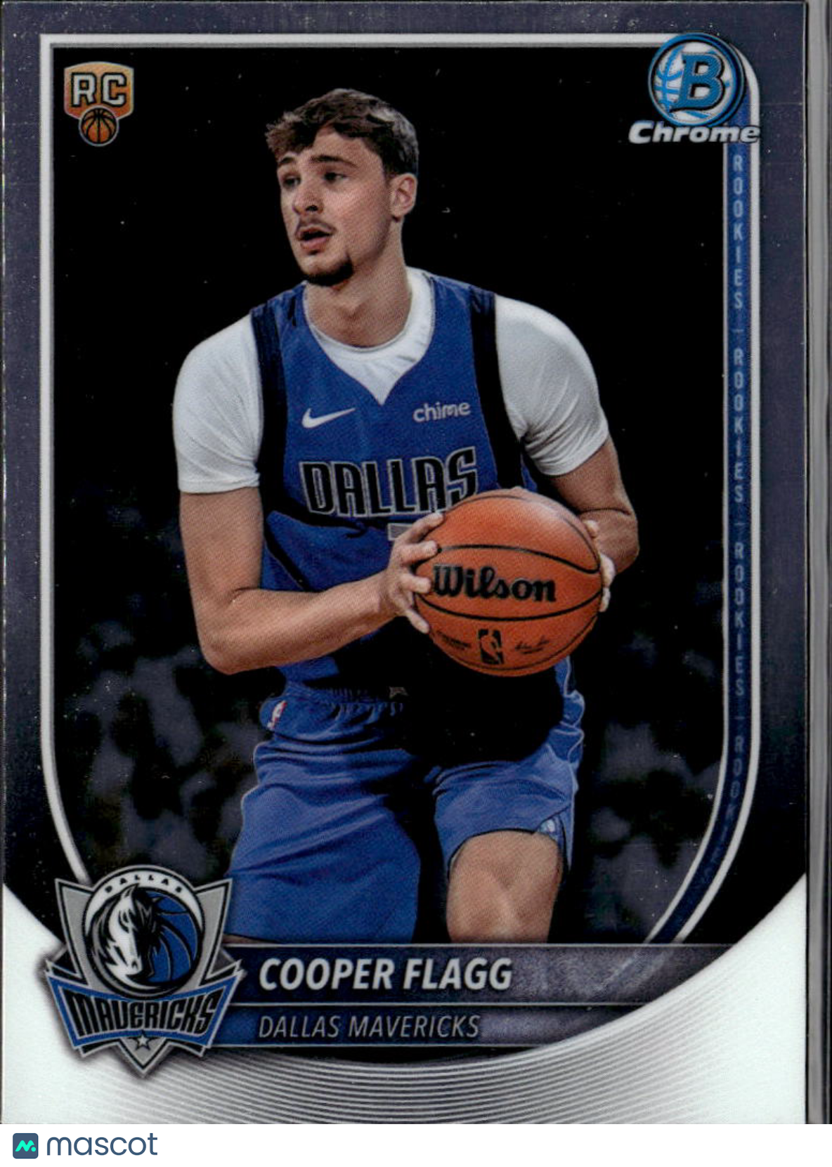 Cooper Flagg 2025 Bowman Chrome Rookie RC Dallas Mavericks