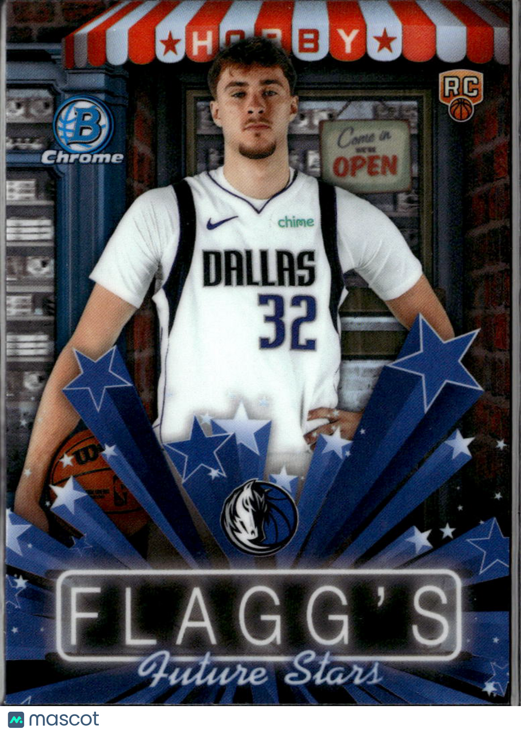 Cooper Flagg 2025 Bowman Chrome Hobby Stars Refractor RC Dallas Mavericks
