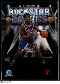 VJ Edgecombe 2025 Bowman Chrome Rockstar Rookies RC Philadelphia 76ers