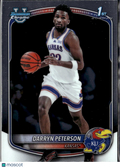 Darryn Peterson 2025 Bowman Chrome 1st Rookie RC Kansas Jayhawks