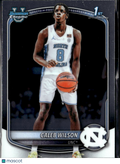 Caleb Wilson 2025 Bowman Chrome 1st Rookie RC North Carolina Tar Heels