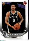 Dylan Harper 2025 Bowman Rookie RC San Antonio Spurs