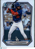 Emil Morales 2026 Bowman Chrome Refractor /499 Los Angeles Dodgers