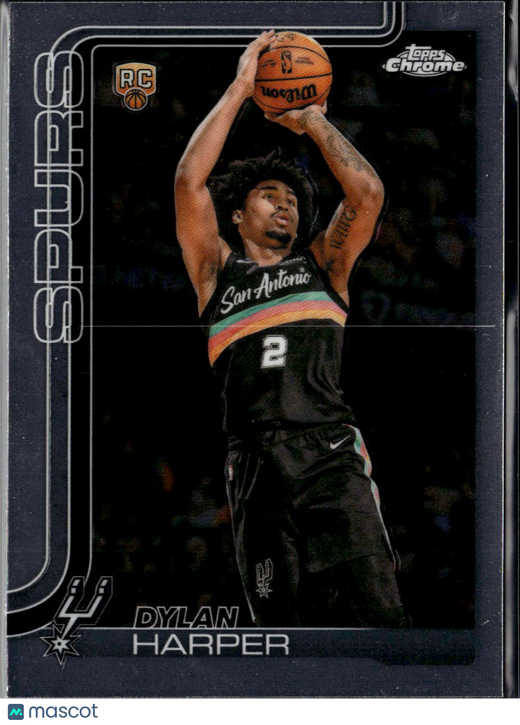 Dylan Harper 2026 Topps Chrome Update Rookie RC San Antonio Spurs