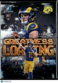 Ty Simpson 2026 Bowman Chrome Rookie RC Los Angeles Rams