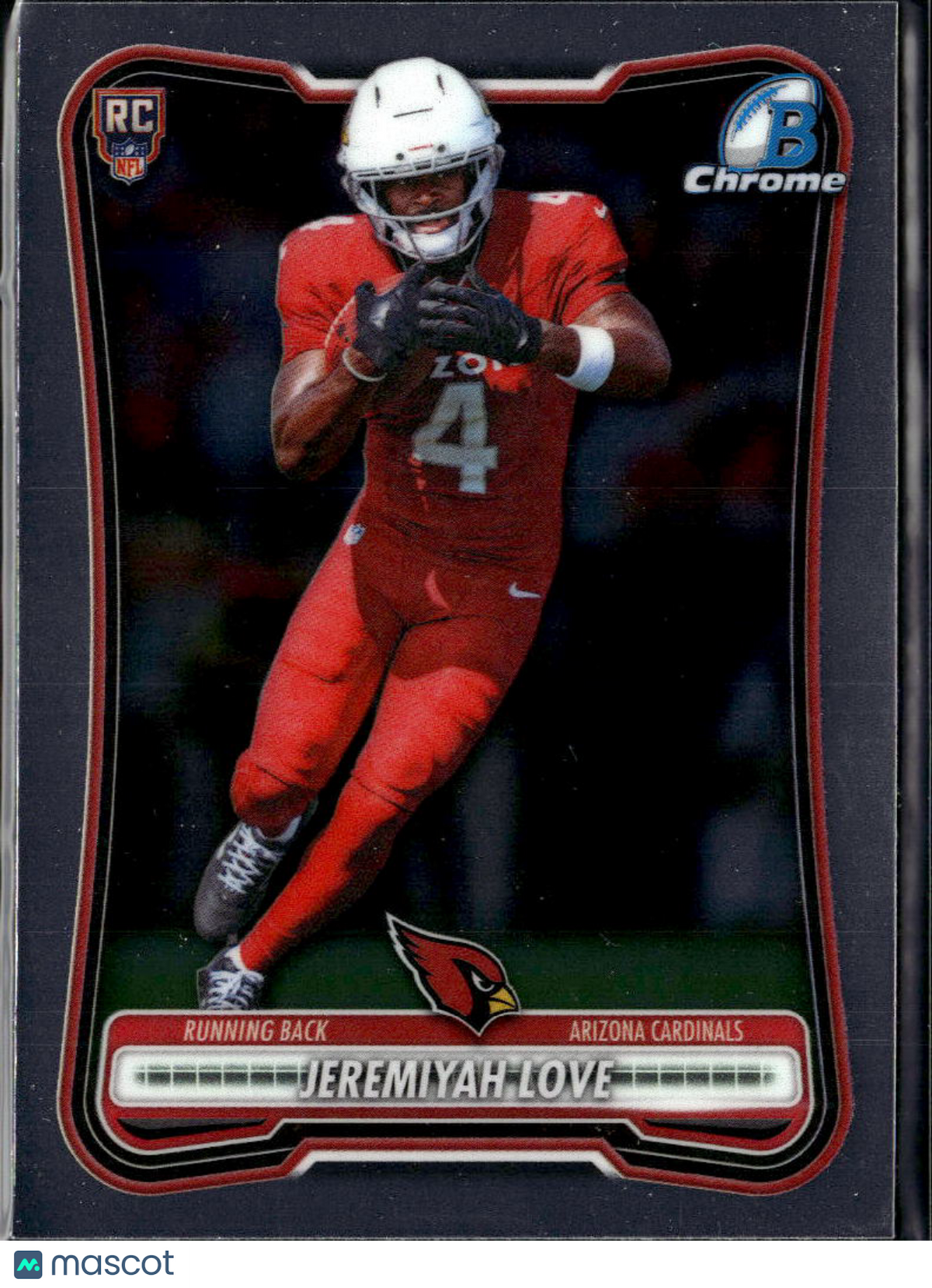 Jeremiyah Love 2026 Bowman Chrome Rookie RC Arizona Cardinals