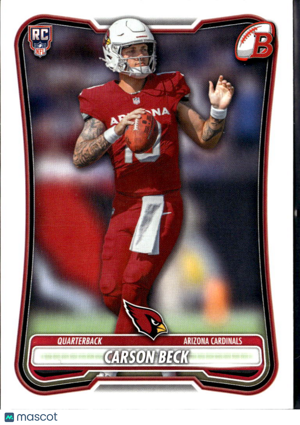 Carson Beck 2026 Bowman Rookie RC Arizona Cardinals