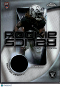 Ashton Jeanty 2025 Topps Chrome Jersey Patch RC Las Vegas Raiders