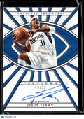 Jason Terry 2022-23 National Treasures Auto Autograph 49/99 Dallas Mavericks