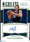 Wally Szczerbiak 2022-23 National Treasures Auto Autograph 3/5 Timberwolves