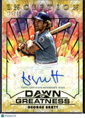 George Brett 2025 Topps Inception Auto Autograph 15/15 Kansas City Royals
