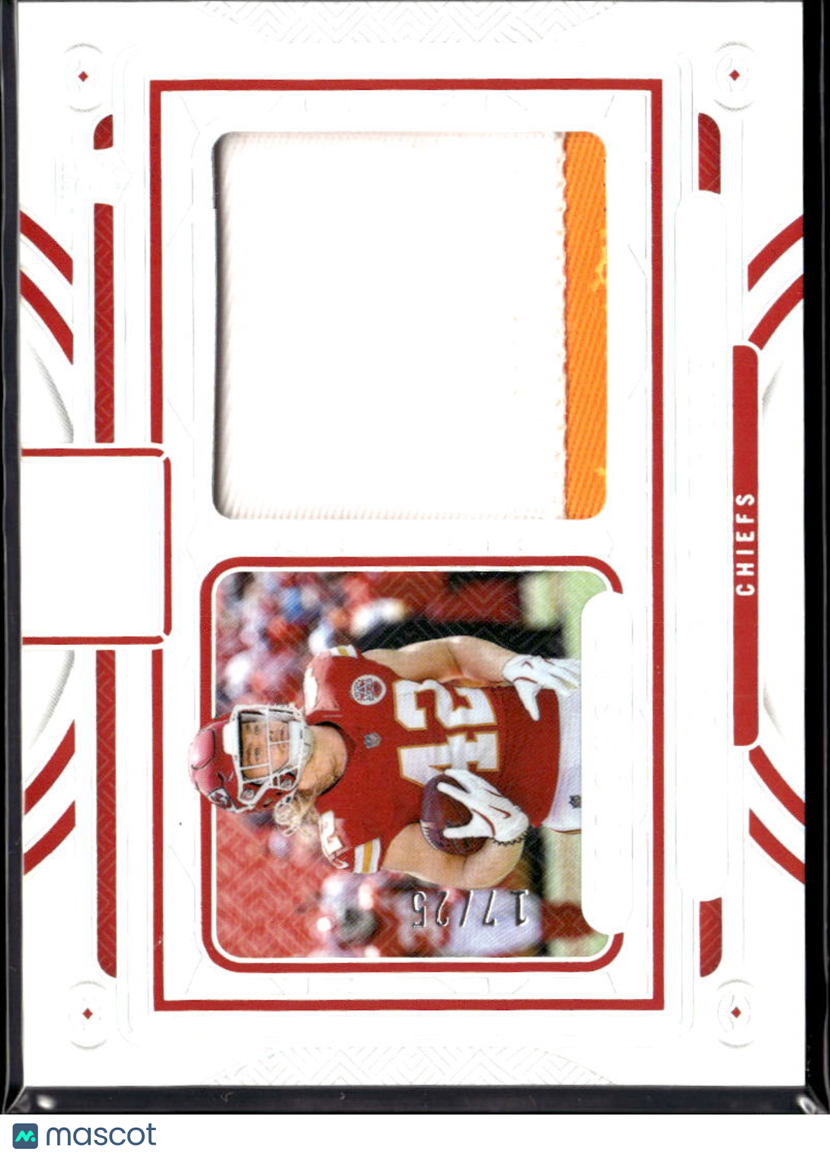 Carson Steele 2024 National Treasures 2 Color Jersey Patch RC 12/25 KC Chiefs