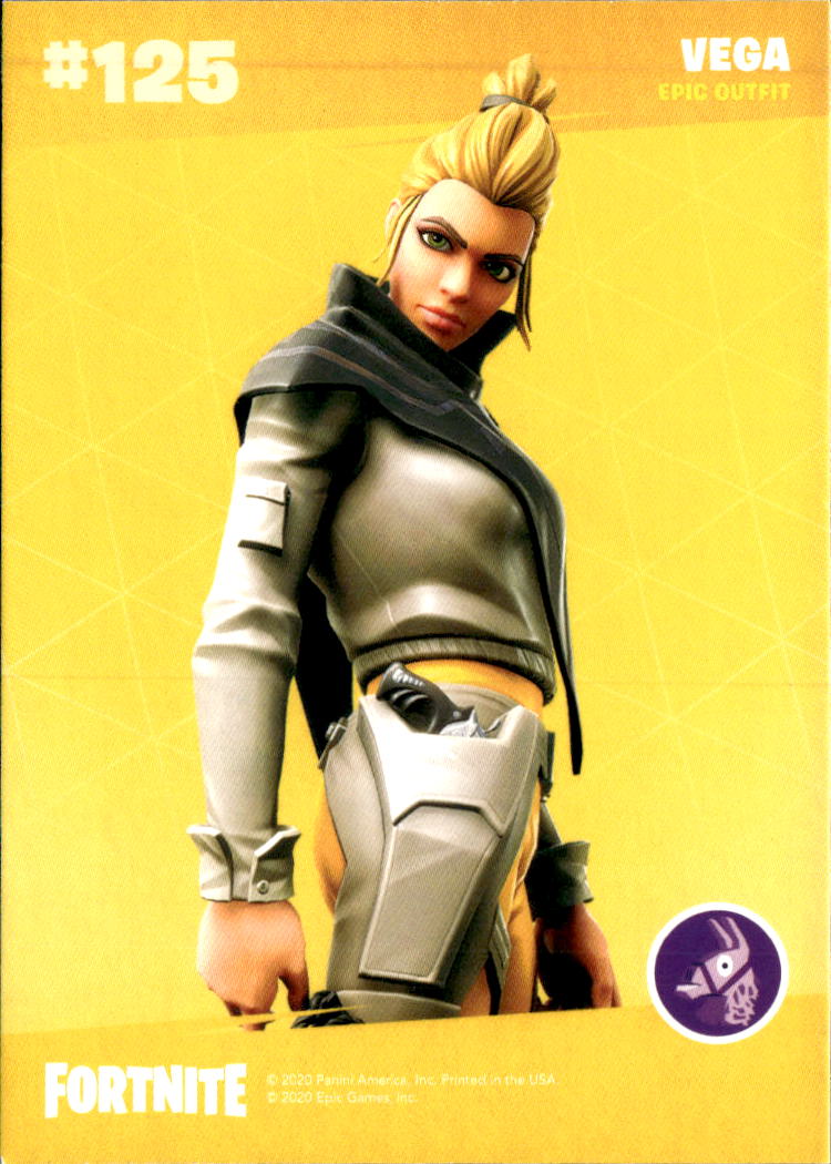 Vega 2020 Panini Fortnite Epic Outfit Cracked Ice #125