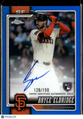 Bryce Eldridge 2026 Topps Chrome Auto Autograph RC 126/150 San Francisco Giants