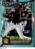 Oneil Cruz 2022 Bowman Chrome Aqua RayWave Refractor RC /199 Pittsburgh Pirates