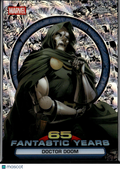 Doctor Doom 2026 Topps Chrome Marvel Fantastic Years SSP #FY-05