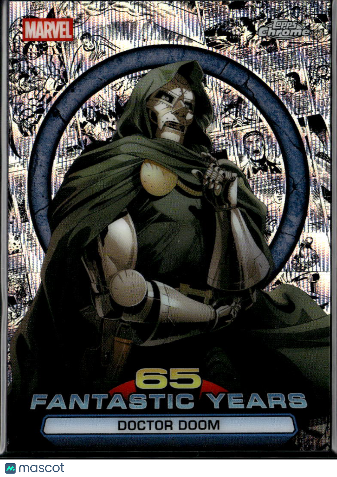 Doctor Doom 2026 Topps Chrome Marvel Fantastic Years SSP #FY-05