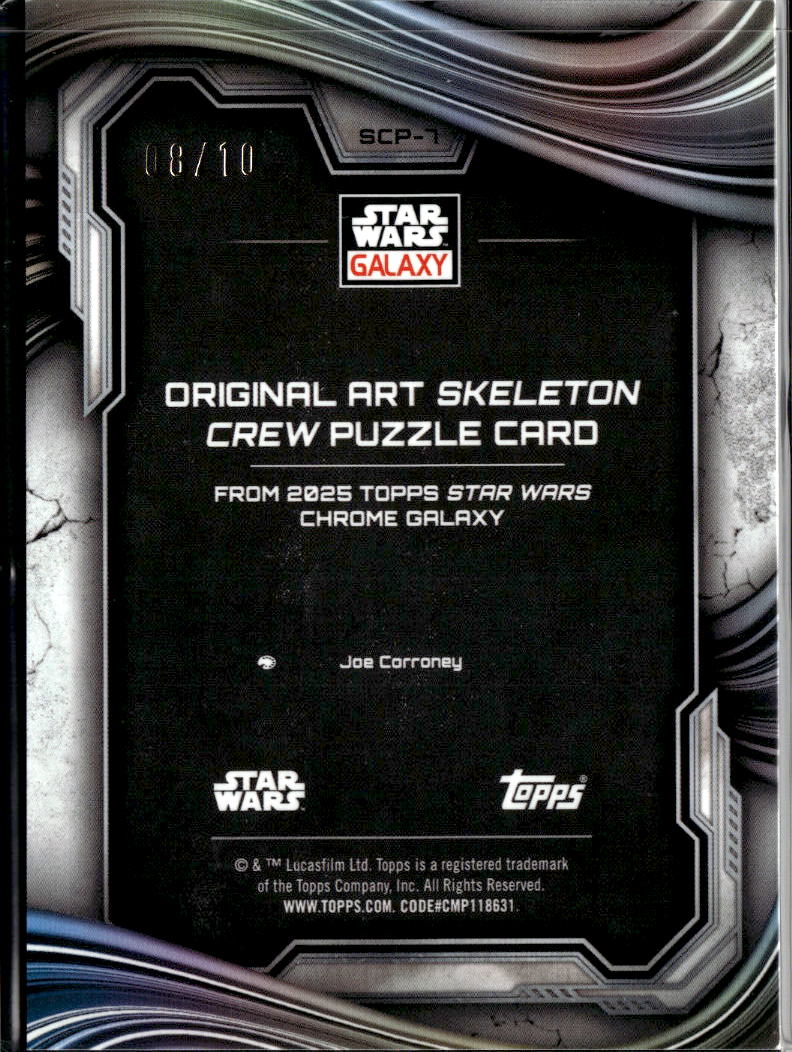 Skeleton Crew 2025 Topps Star Wars Galaxy Puzzle Xfractor 8/10 #SCP-7