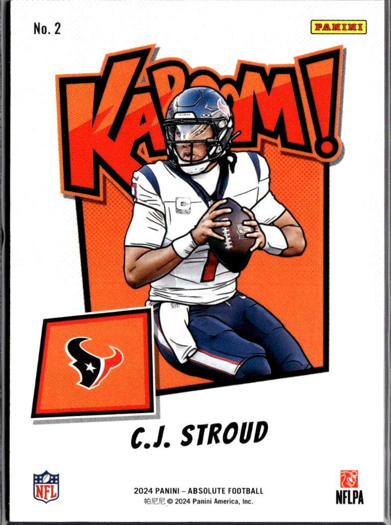 C.J. Stroud 2024 Absolute KABOOM CASE HIT SSP Houston Texans